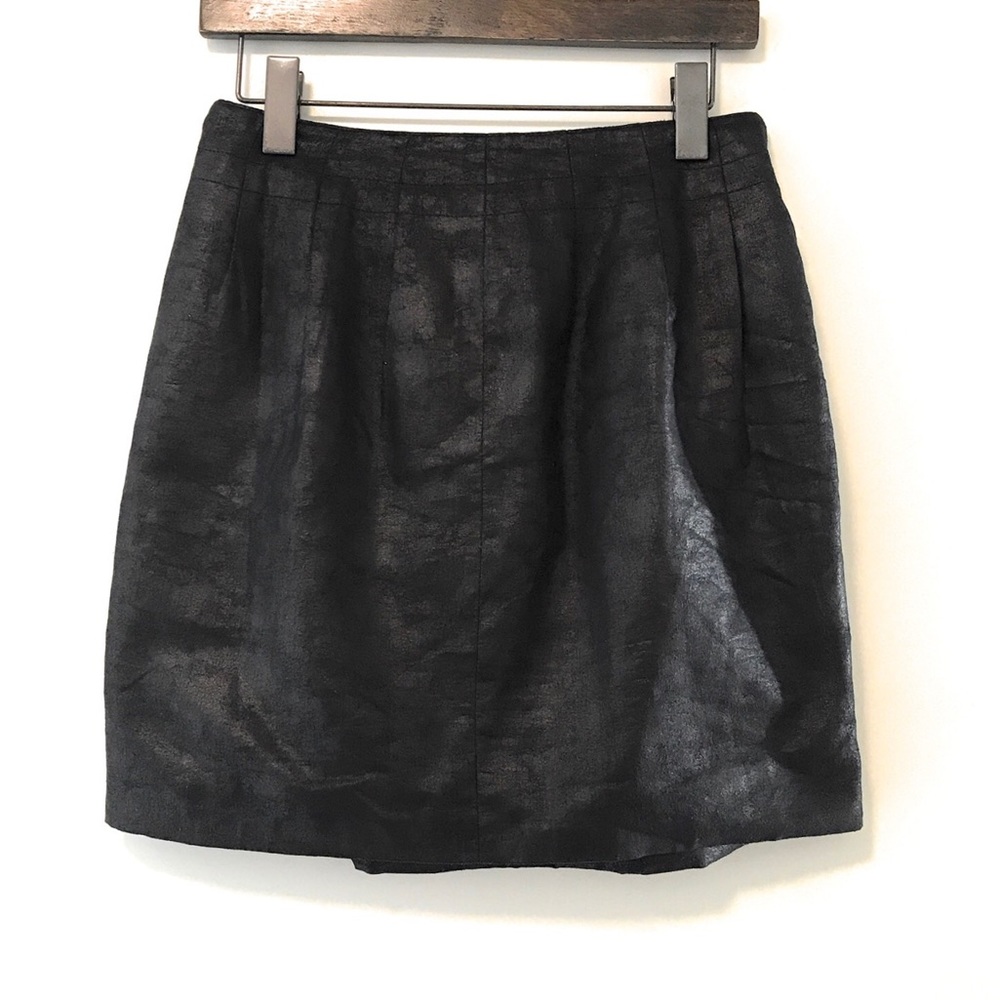 Black Balloon Leather Skirt EUC - Size M